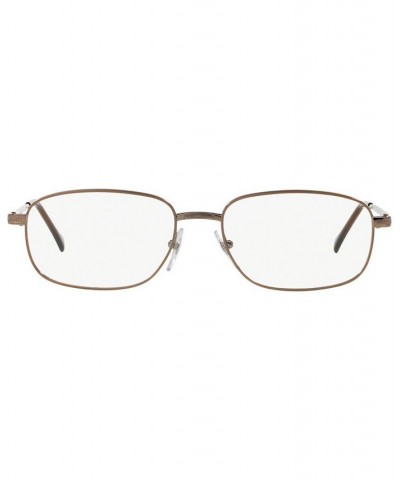 SF2086 Men's Square Eyeglasses Dark Copper $22.88 Mens