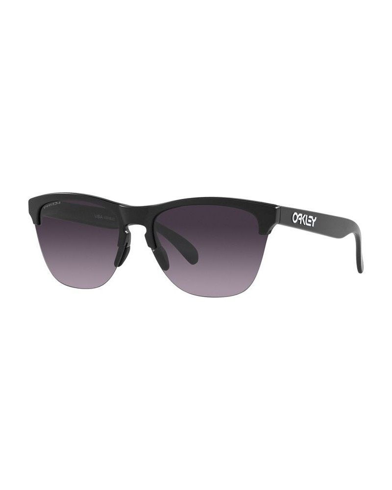 Men's Sunglasses OO9374 Frogskins Lite 63 Matte Black $33.84 Mens