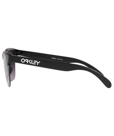 Men's Sunglasses OO9374 Frogskins Lite 63 Matte Black $33.84 Mens