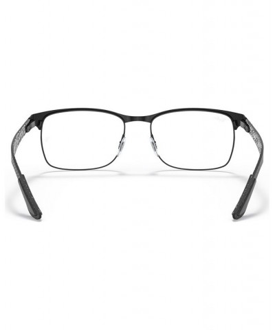 RX8416 Men's Square Eyeglasses Black $62.40 Mens