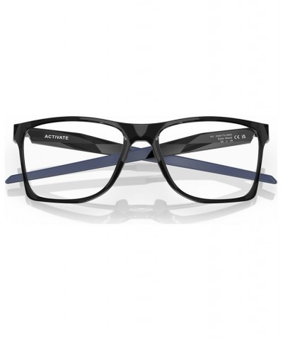 Men's Square Eyeglasses OX8173-0855 Black $41.16 Mens