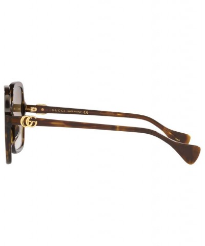 Women's GG1072SA 56 Sunglasses GC00184056-X Brown $121.80 Womens