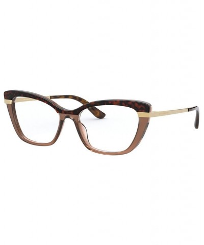 DG3325 Women's Cat Eye Eyeglasses Black $76.82 Womens