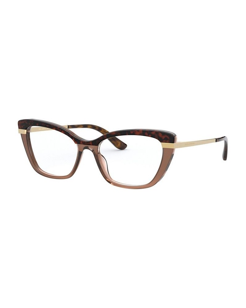 DG3325 Women's Cat Eye Eyeglasses Black $76.82 Womens