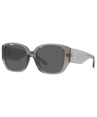 Women's Sunglasses TY9066U 54 Transparent Gray $22.36 Womens