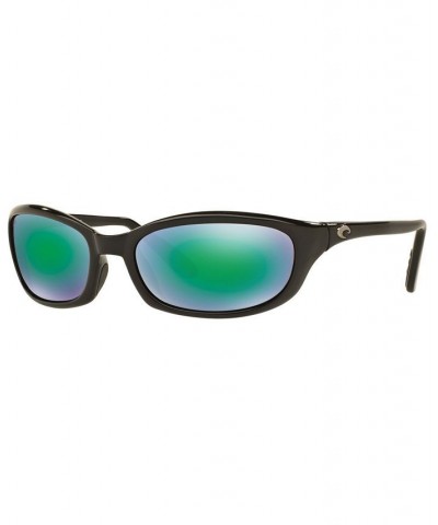 Polarized Sunglasses HARPOON 06S000026 62P BLACK SHINY/ GREEN MIRROR POLAR $62.79 Unisex