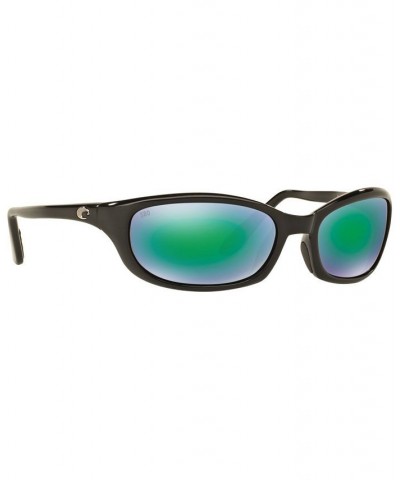 Polarized Sunglasses HARPOON 06S000026 62P BLACK SHINY/ GREEN MIRROR POLAR $62.79 Unisex