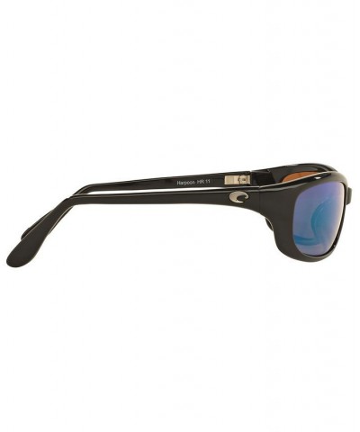 Polarized Sunglasses HARPOON 06S000026 62P BLACK SHINY/ GREEN MIRROR POLAR $62.79 Unisex