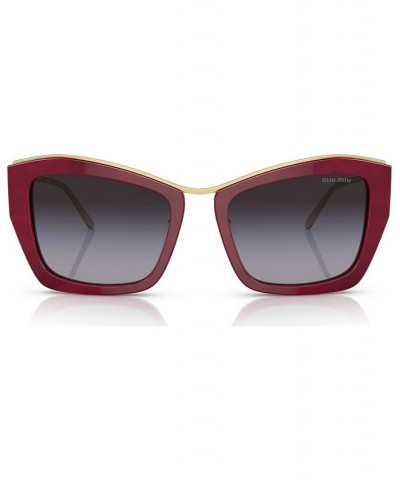 Women's Sunglasses MU 02YS55-Y Bordeaux $150.00 Womens