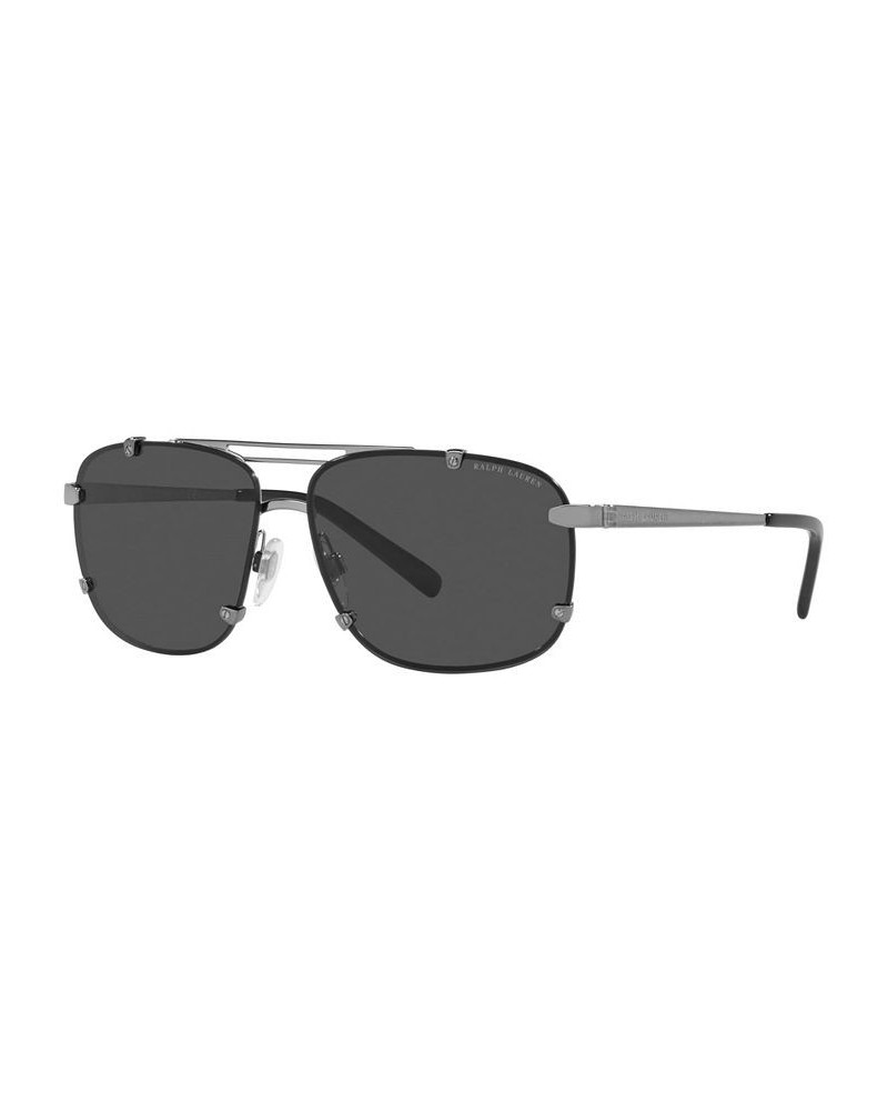 Men's Sunglasses RL7071 61 Shiny Silver-Tone $44.84 Mens