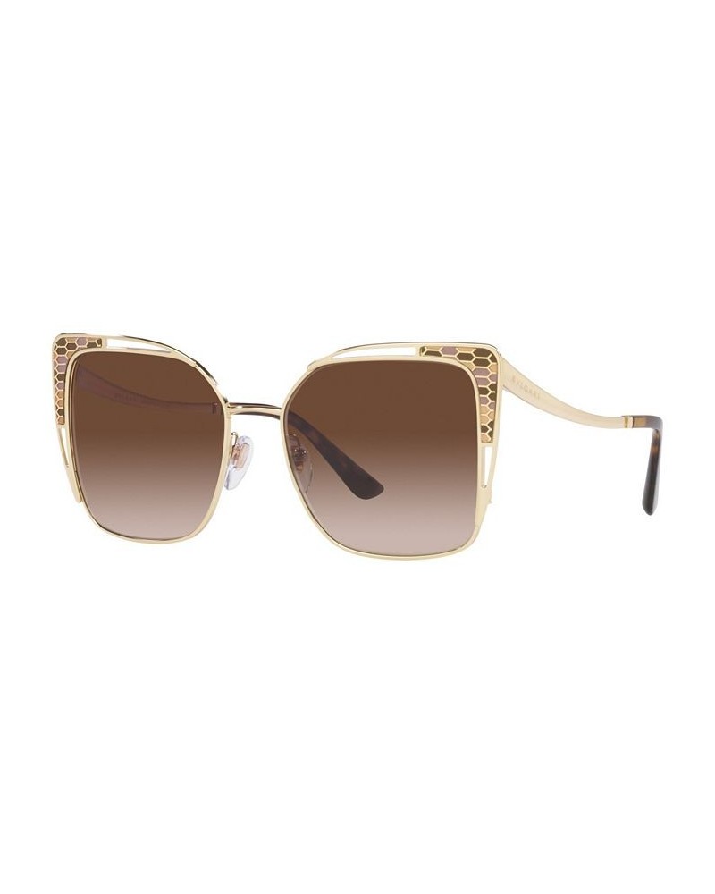 Women's Sunglasses BV6179 55 Pale Gold-Tone/Black $58.65 Womens