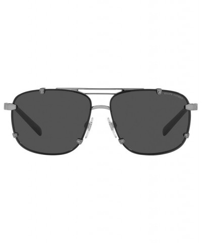 Men's Sunglasses RL7071 61 Shiny Silver-Tone $44.84 Mens