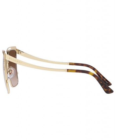 Women's Sunglasses BV6179 55 Pale Gold-Tone/Black $58.65 Womens