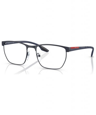Men's Irregular Eyeglasses PS 50LV55-O Rubber Blue $97.72 Mens