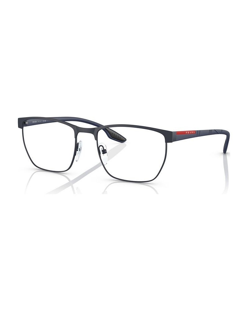 Men's Irregular Eyeglasses PS 50LV55-O Rubber Blue $97.72 Mens