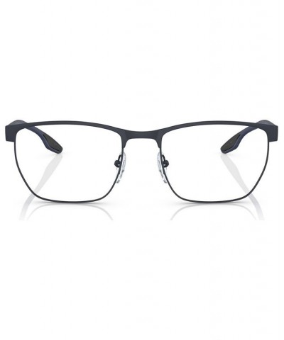 Men's Irregular Eyeglasses PS 50LV55-O Rubber Blue $97.72 Mens