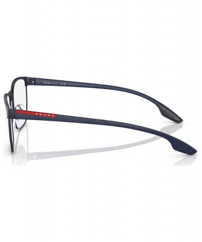 Men's Irregular Eyeglasses PS 50LV55-O Rubber Blue $97.72 Mens