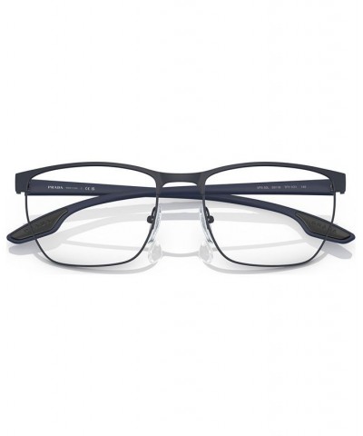 Men's Irregular Eyeglasses PS 50LV55-O Rubber Blue $97.72 Mens