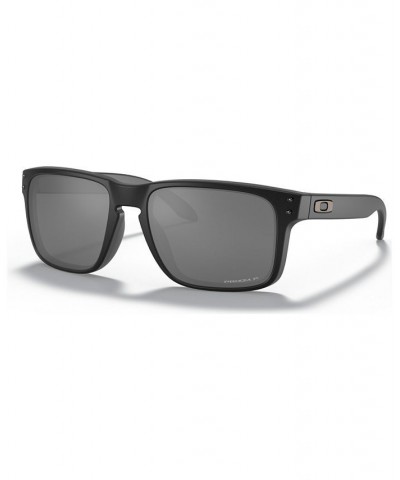 Men's Polarized Low Bridge Fit Sunglasses OO9244 Holbrook 56 Matte Black $23.32 Mens