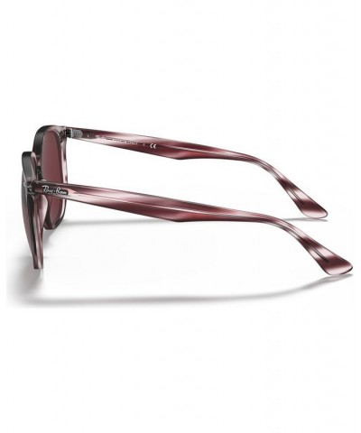 Unisex Sunglasses STRIPED BORDEAUX HAVANA/DARK VIOLET $25.67 Unisex