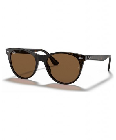 Polarized Sunglasses RB2185 55 STRIPPED HAVANA/POLAR BROWN $25.56 Unisex