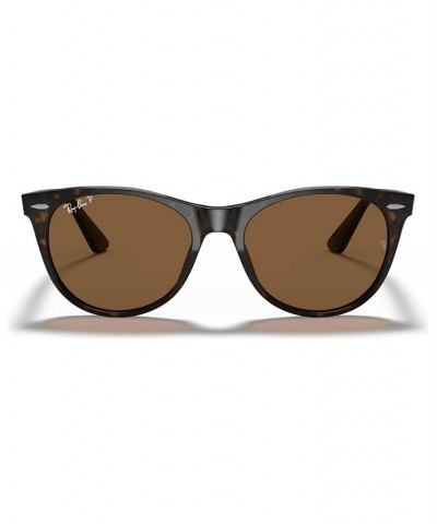 Polarized Sunglasses RB2185 55 STRIPPED HAVANA/POLAR BROWN $25.56 Unisex