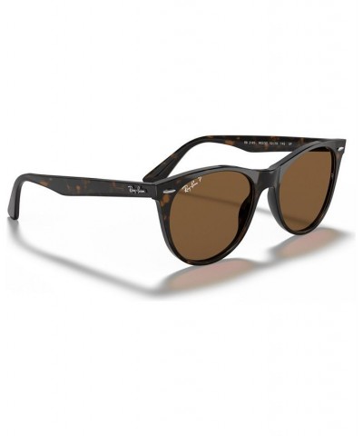 Polarized Sunglasses RB2185 55 STRIPPED HAVANA/POLAR BROWN $25.56 Unisex