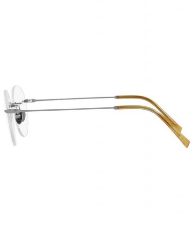 AR5115 Unisex Round Eyeglasses Matte Pale Gold Tone $64.09 Unisex