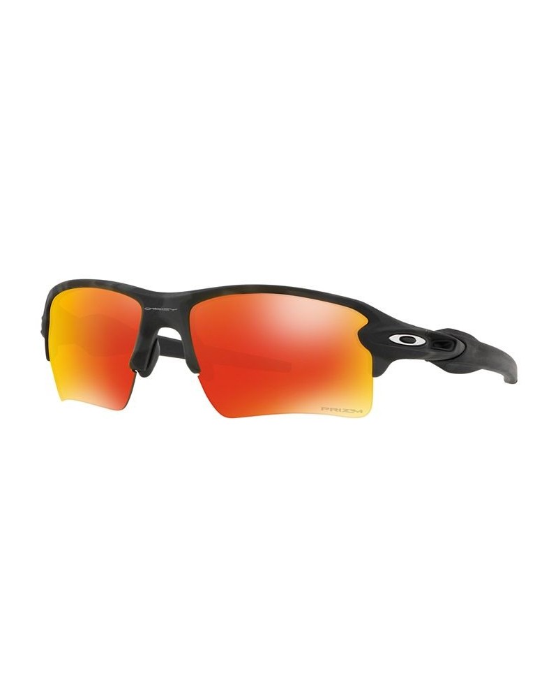 FLAK 2.0 XL Sunglasses OO9188 59 BLACK CAMO/PRIZM RUBY $54.81 Unisex