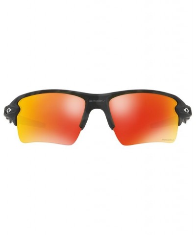 FLAK 2.0 XL Sunglasses OO9188 59 BLACK CAMO/PRIZM RUBY $54.81 Unisex