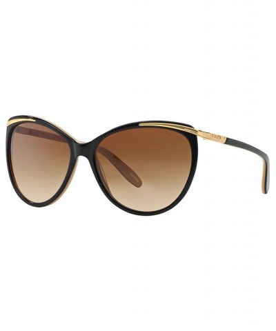 Ralph Sunglasses RA5150 BLACK/NUDE / BROWN GRADIENT $4.75 Unisex