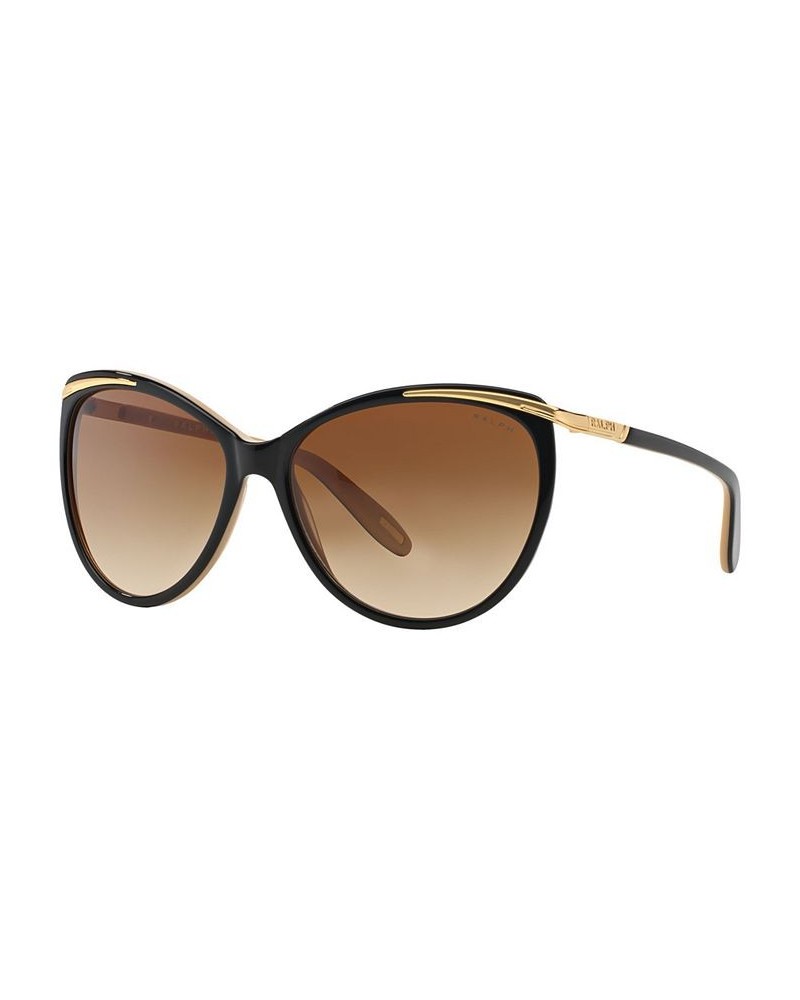 Ralph Sunglasses RA5150 BLACK/NUDE / BROWN GRADIENT $4.75 Unisex