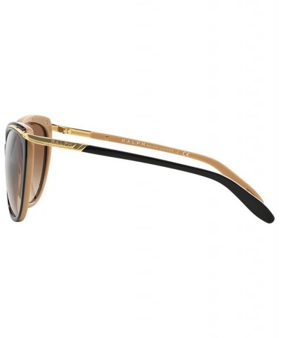 Ralph Sunglasses RA5150 BLACK/NUDE / BROWN GRADIENT $4.75 Unisex