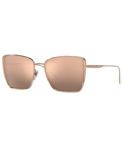 Women's Sunglasses BV6176 55 Pink Gold-Tone $77.87 Womens