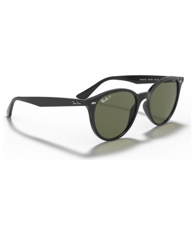 Unisex Polarized Low Bridge Fit Sunglasses RB4305F 53 Black $18.60 Unisex