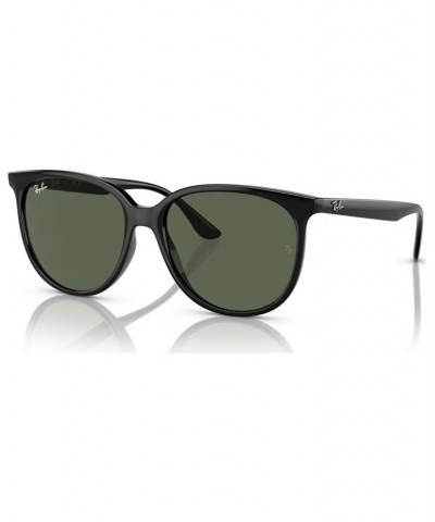 Women's Low Bridge Fit Sunglasses RB4378 Black $30.80 Womens