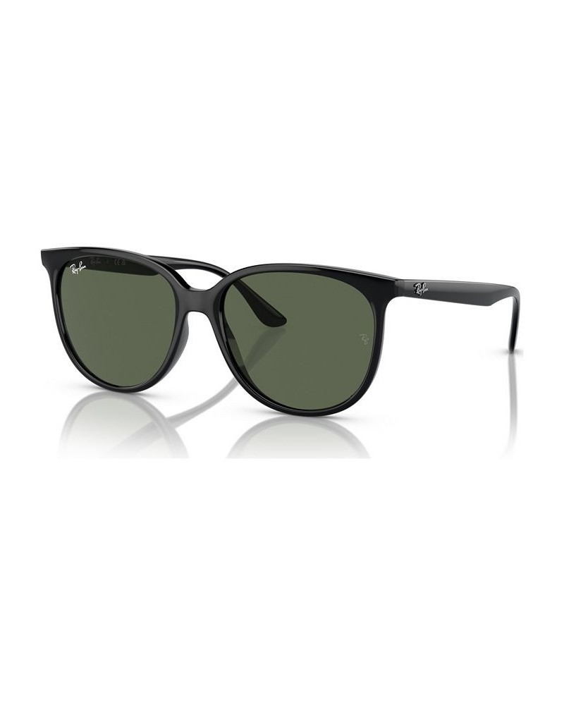 Women's Low Bridge Fit Sunglasses RB4378 Black $30.80 Womens