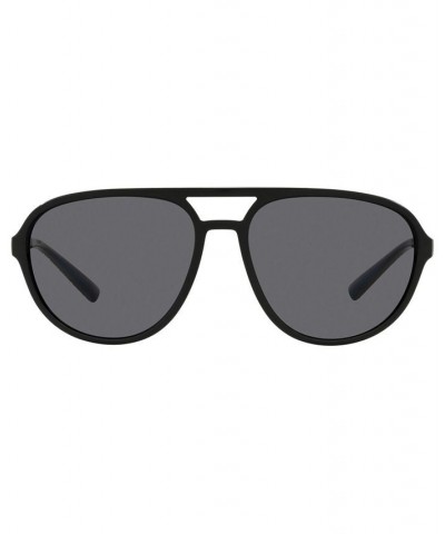 Men's Polarized Sunglasses DG6150 60 MATTE BLACK/DARK GREY POLAR $34.32 Mens