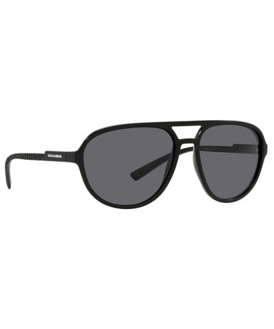 Men's Polarized Sunglasses DG6150 60 MATTE BLACK/DARK GREY POLAR $34.32 Mens