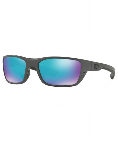 Polarized Sunglasses WHITETIP 58 GREY MATTE/ BLUE MIRROR POLAR $68.12 Unisex