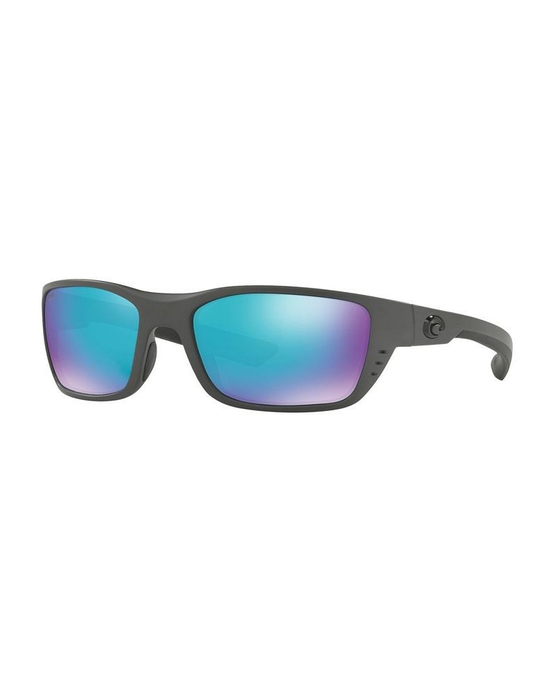 Polarized Sunglasses WHITETIP 58 GREY MATTE/ BLUE MIRROR POLAR $68.12 Unisex