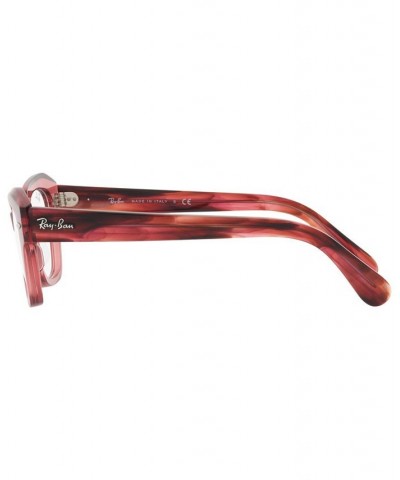 RB5486 State Street Unisex Irregular Eyeglasses Transparent Pink $22.55 Unisex