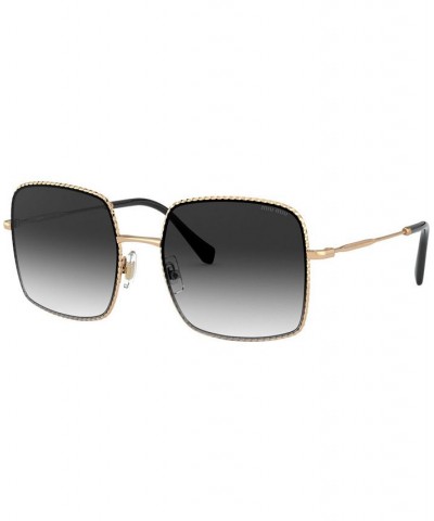 Sunglasses 0MU 61VS ANTIQUE GOLD/GREY GRADIENT $92.19 Unisex