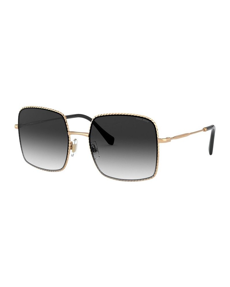 Sunglasses 0MU 61VS ANTIQUE GOLD/GREY GRADIENT $92.19 Unisex