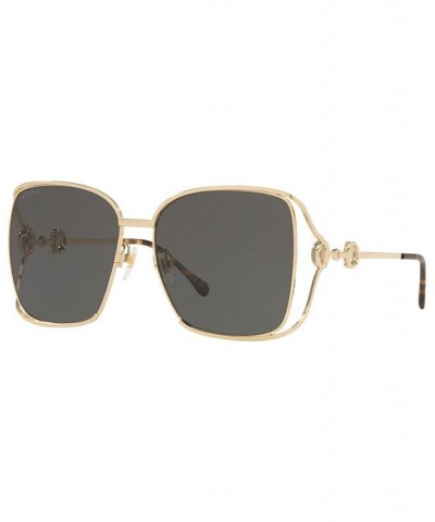 Women's Sunglasses GG1020S 61 Gold-Tone $81.25 Womens