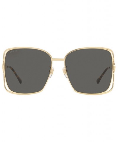 Women's Sunglasses GG1020S 61 Gold-Tone $81.25 Womens