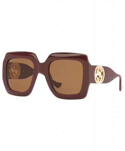 Women's Sunglasses GG1022S 54 Brown/Brown $85.85 Womens
