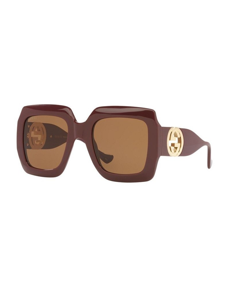 Women's Sunglasses GG1022S 54 Brown/Brown $85.85 Womens