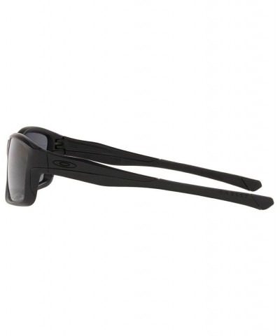 Men's Rectangle Sunglasses OO9247 57 Chainlink Black $59.92 Mens