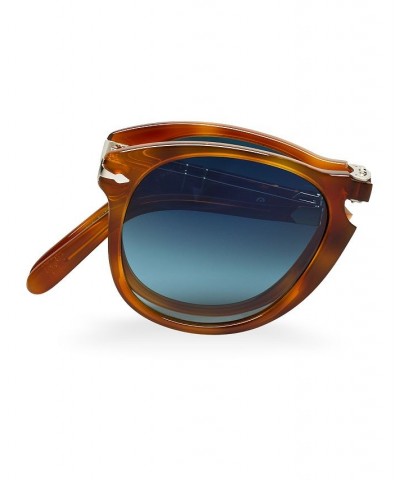 Polarized Sunglasses PO0714SM STEVE MCQUEEN LIMITED EDITION TORTOISE LIGHT/BLUE POLAR $116.61 Unisex